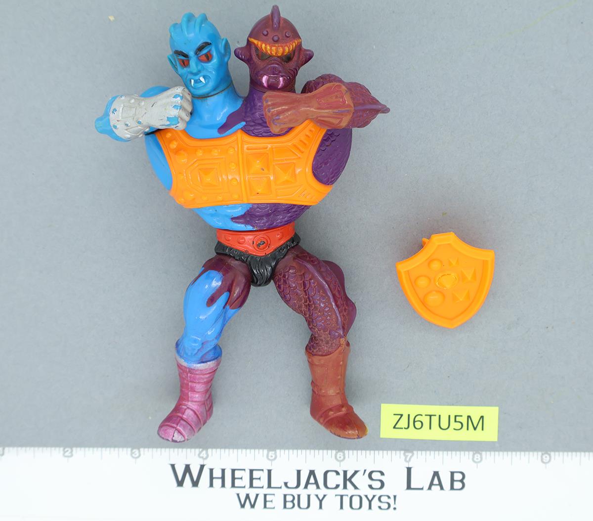 Two Bad Round 100% Compete Masters of the Universe MOTU 1984 Mattel Vintage Fi