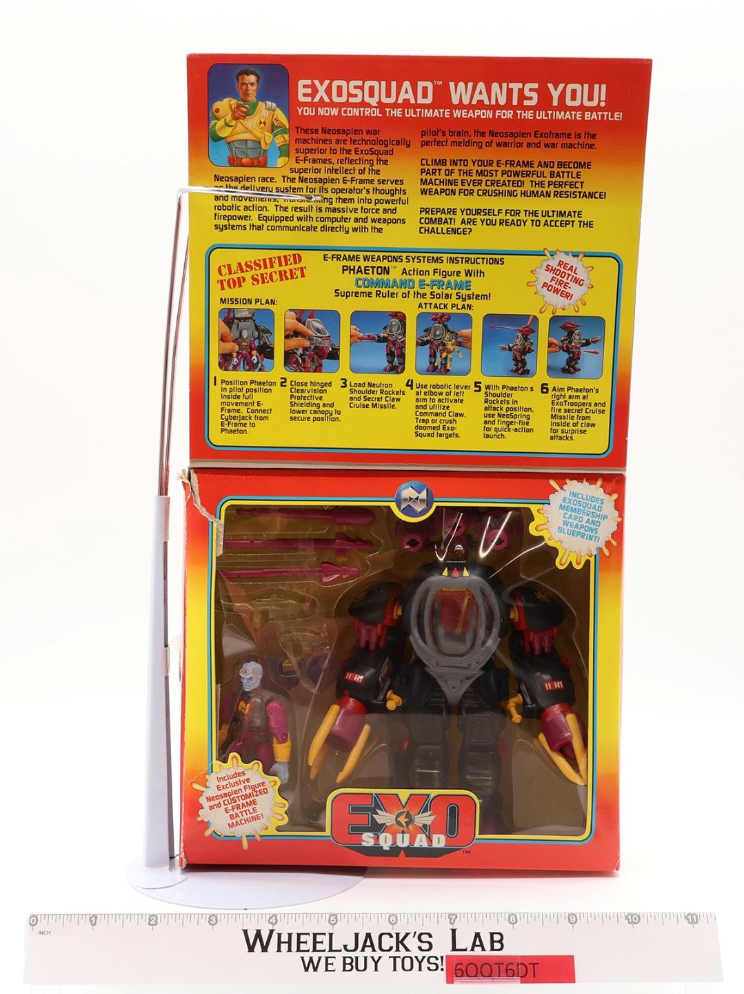 Phaeton W/Command E-Frame Exo Squad 1994 Playmates Action Figure NEW MIB