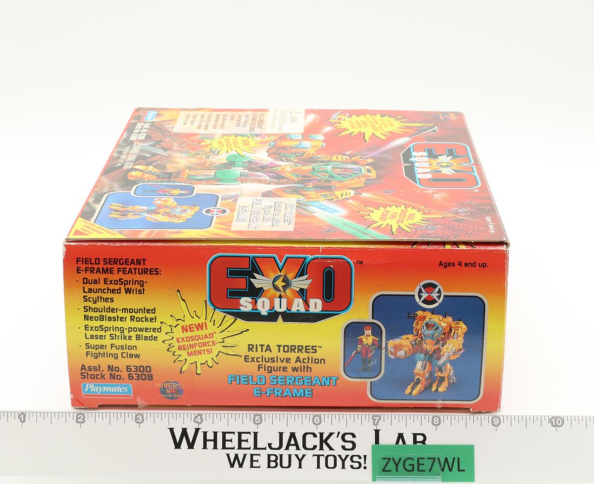 Rita Torres Field Sergeant E-Frame Exo Squad 1994 Playmates Figure NEW MIB