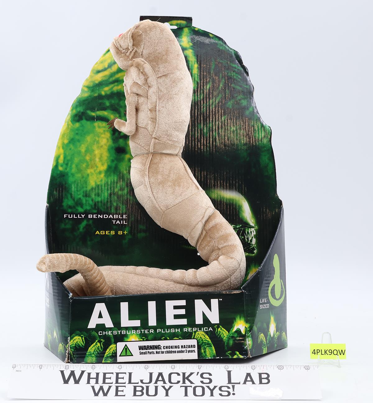 Chestburster Plush Replica Alien 2004 Palisades Poseable 48" Stuffed Toy NEW MIB