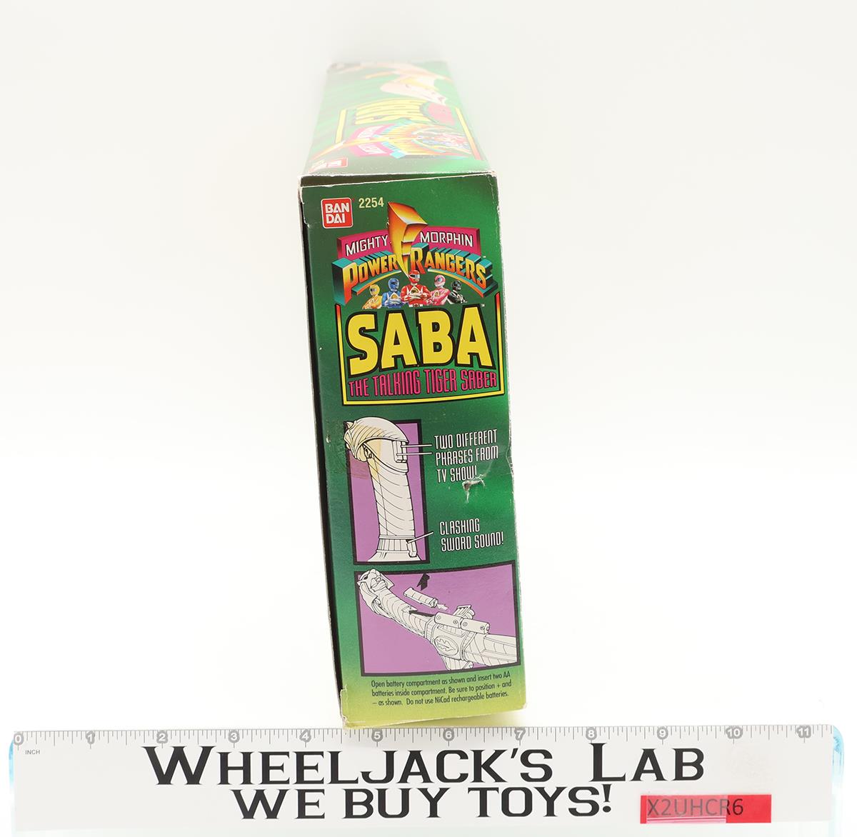 Saba Talking Tiger Saber Mighty Morphin Power Rangers 1994 Bandai Vintage