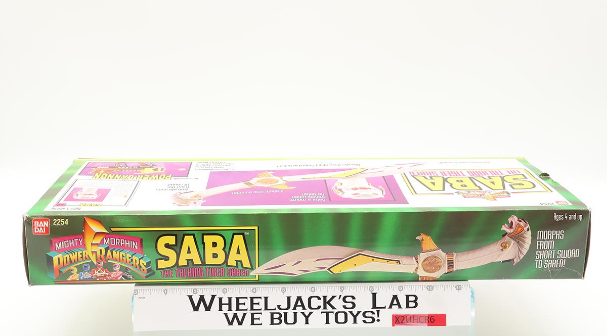 Saba Talking Tiger Saber Mighty Morphin Power Rangers 1994 Bandai Vintage