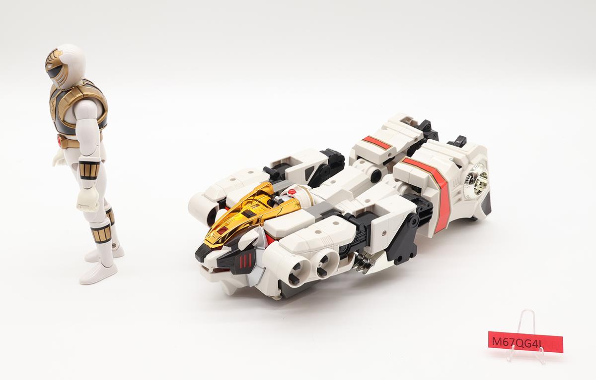 White Tigerzord 100% Complete W/ Box Power Rangers 1994 Bandai Action Figure