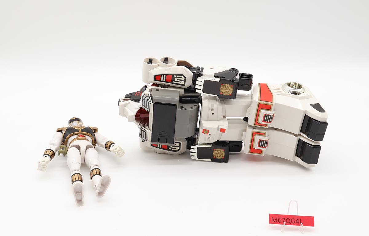 White Tigerzord 100% Complete W/ Box Power Rangers 1994 Bandai Action Figure