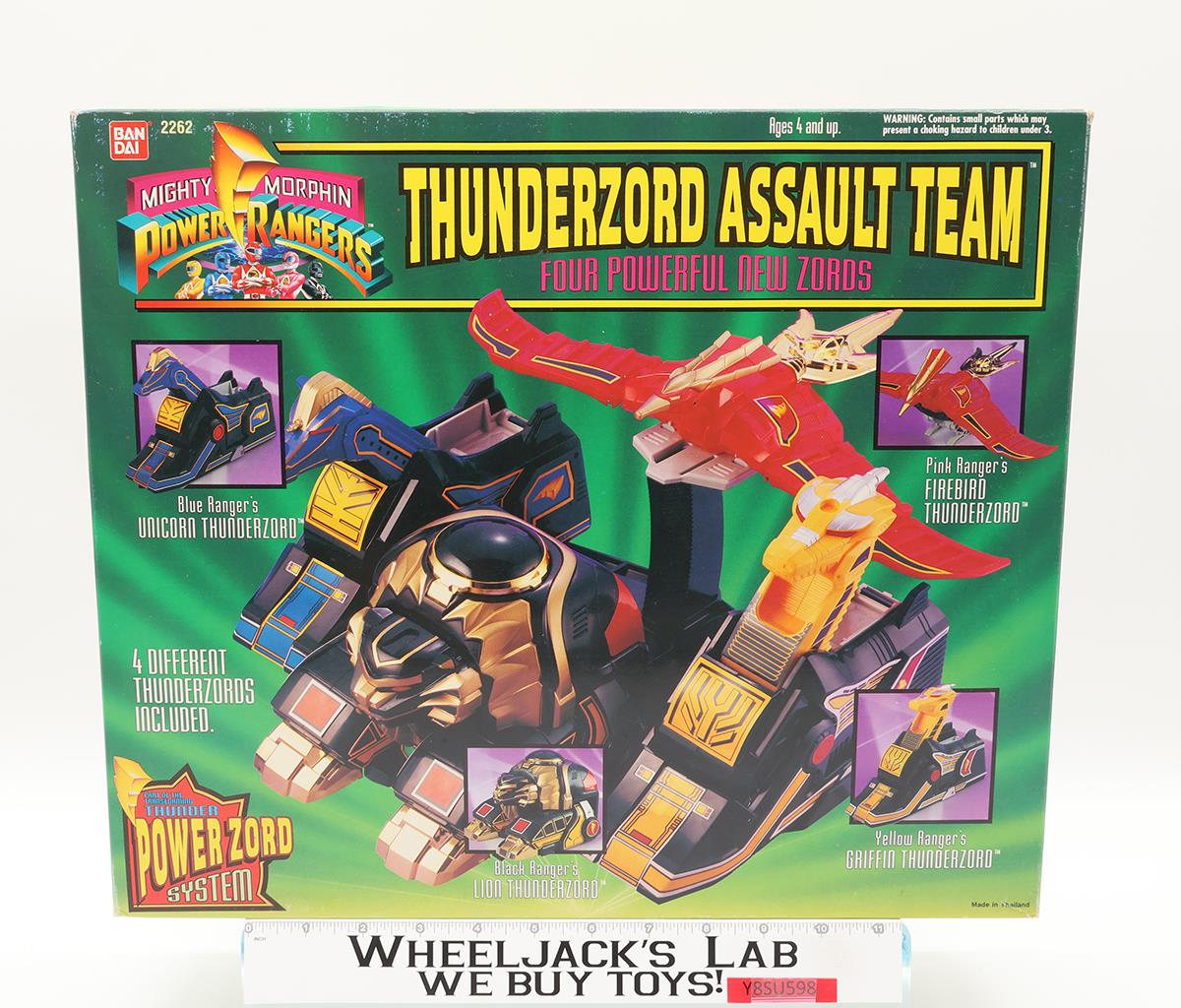 Thunderzord Assault Team Mighty Morphin Power Rangers 1994 Bandai Action Figure