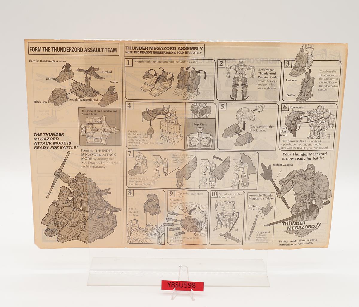 Thunderzord Assault Team Mighty Morphin Power Rangers 1994 Bandai Action Figure