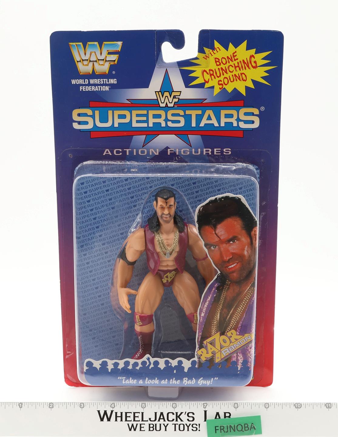 Razor Ramon W/ Bone Crunching Sound WWF Superstars 1996 JAKKS Pacific NEW SEALED