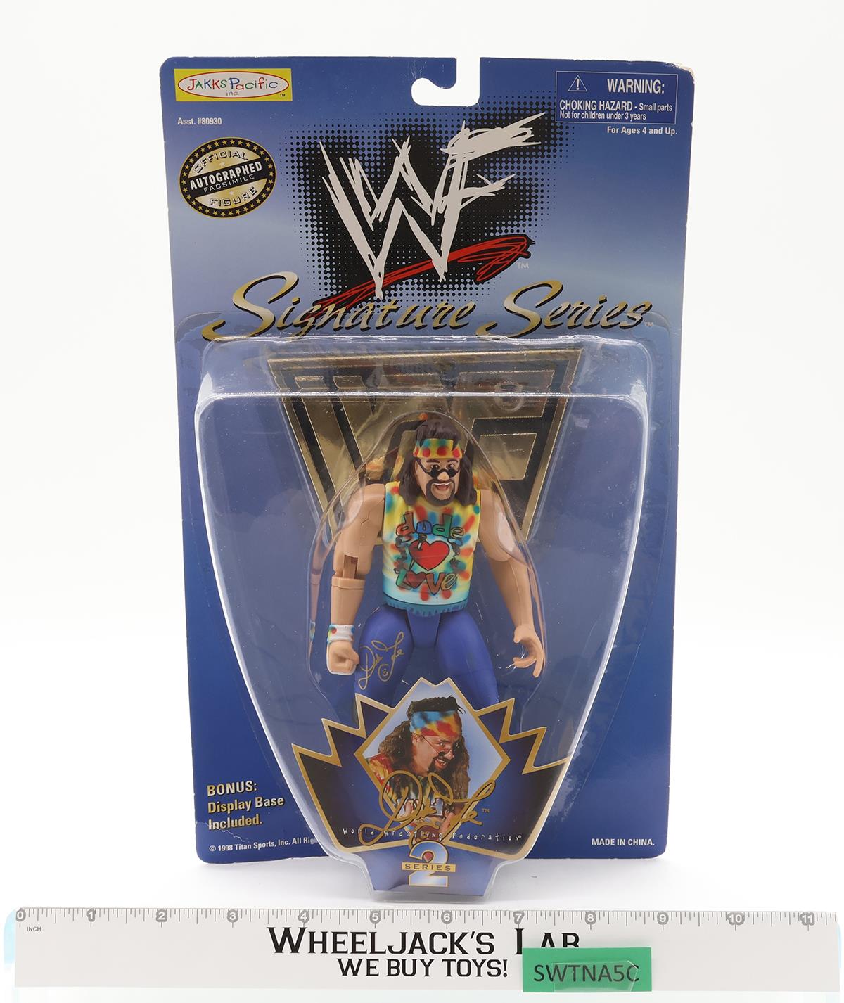 Dude Love Mick Foley WWF Signature Series 1998 Jakks Action Figure NEW SEALED