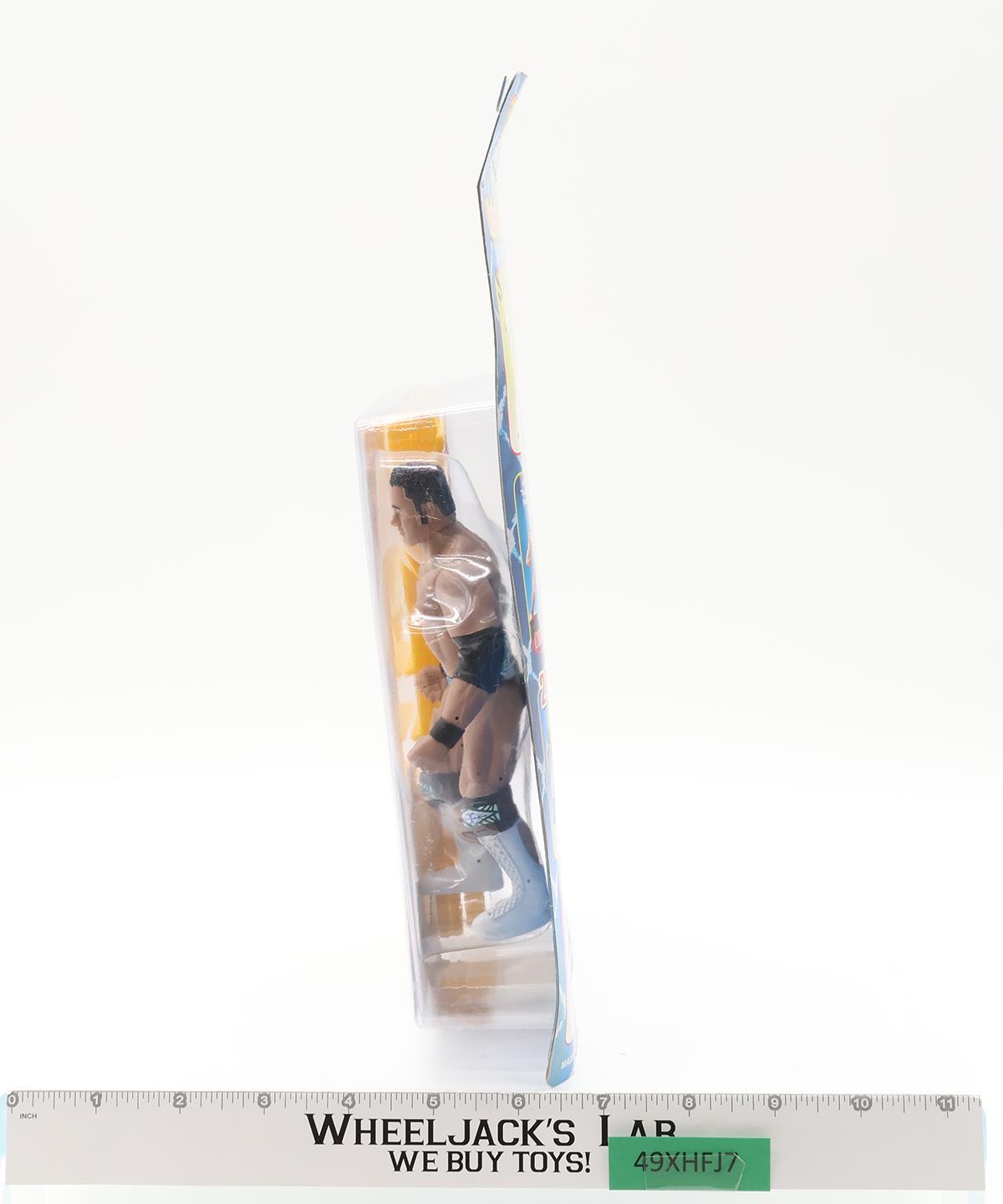 Rocky Maivia WWF Shotgun Saturday Night 1998 JAKKS Action Figure NEW MOSC SEALED