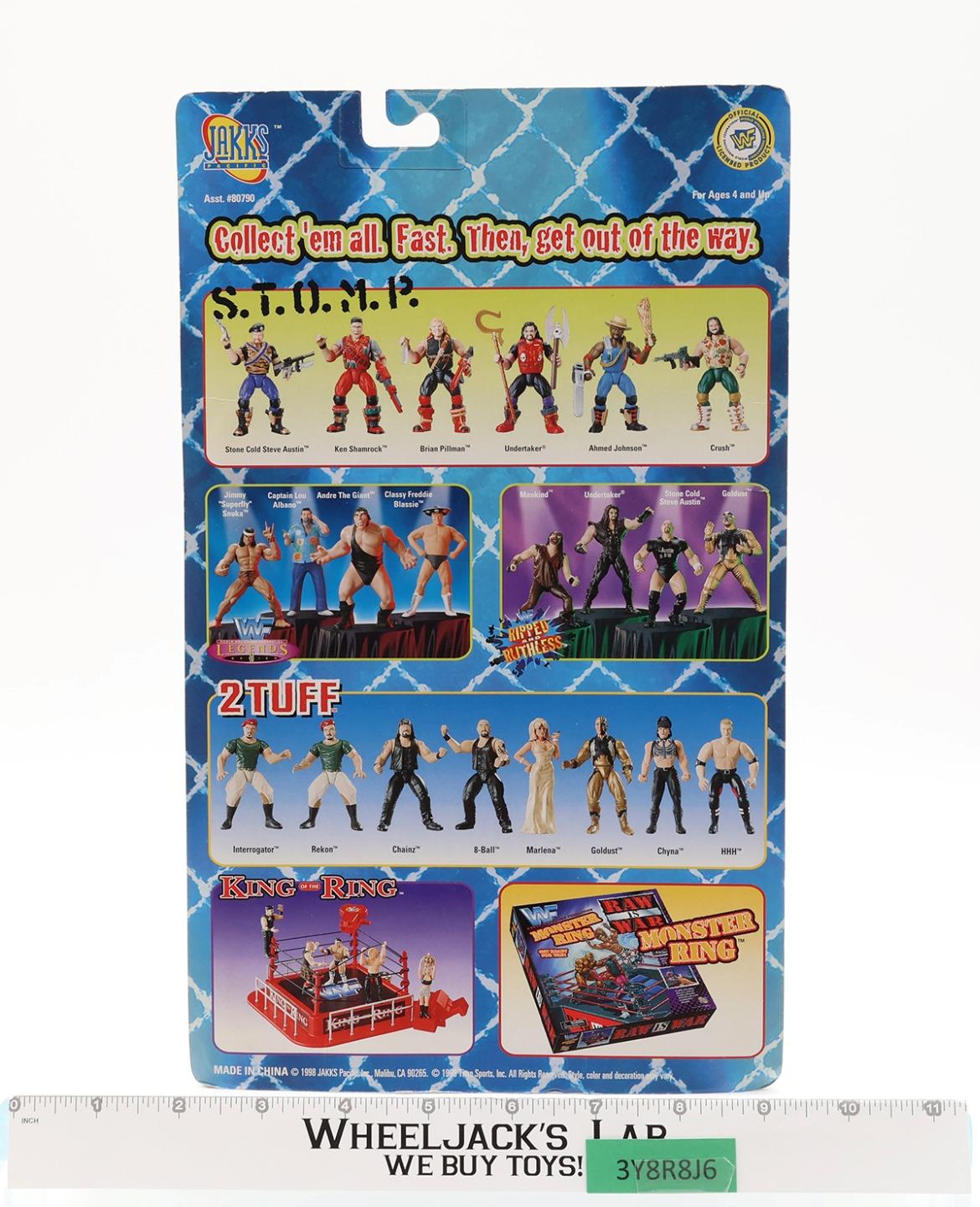 Savio Vega WWF Shotgun Saturday Night 1998 JAKKS Action Figure NEW MOSC SEALED