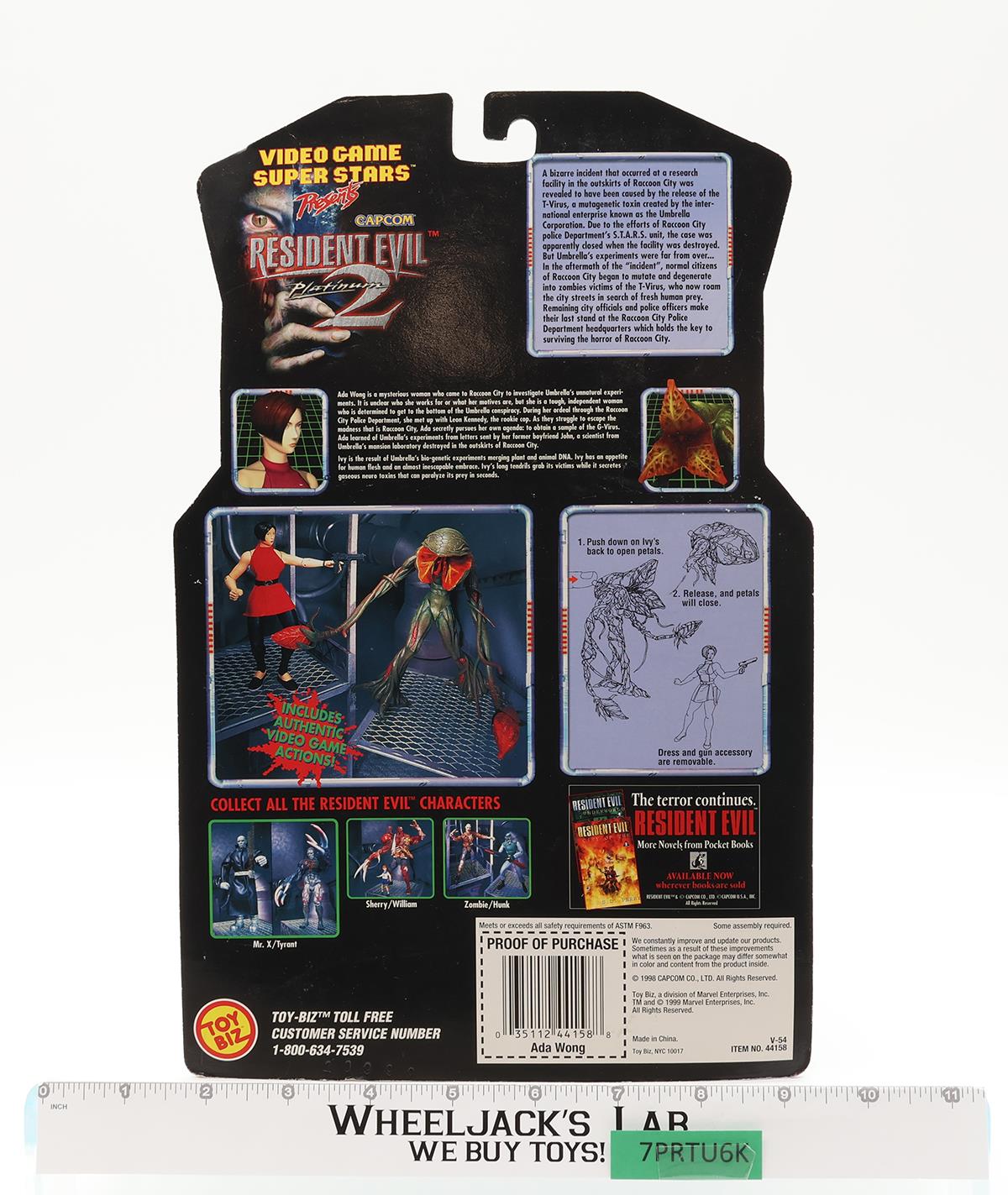 Ada Wong & Ivy Resident Evil 2 1998 ToyBiz Action Figure NEW SEALED