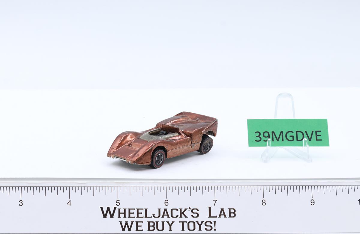 McLaren M6A Brown w/ Black Interior 1968 1969 Redline Hot Wheels Mattel Vtg RL