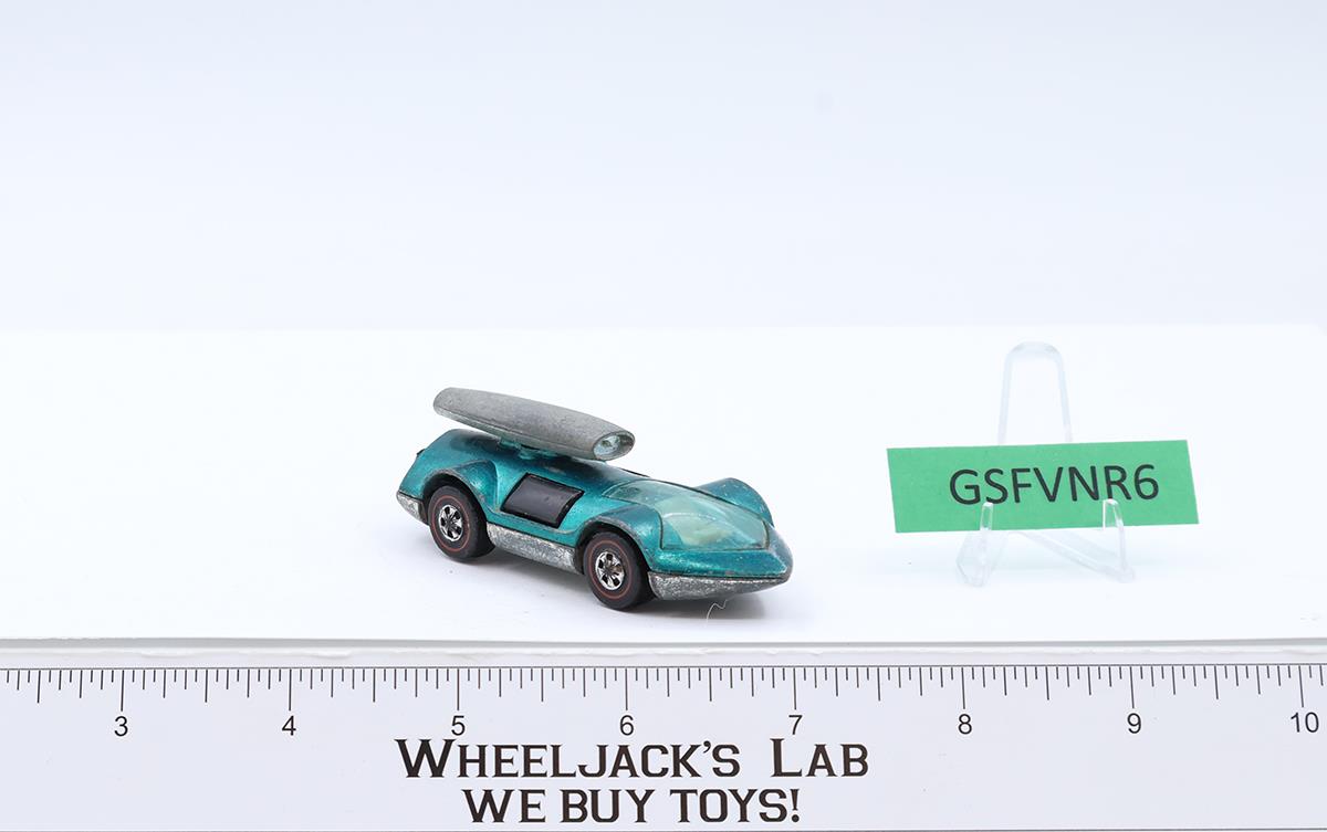 Rocket-Bye-Baby Aqua 1970 1971 Redline Hot Wheels Mattel Vintage RL Hong Kong