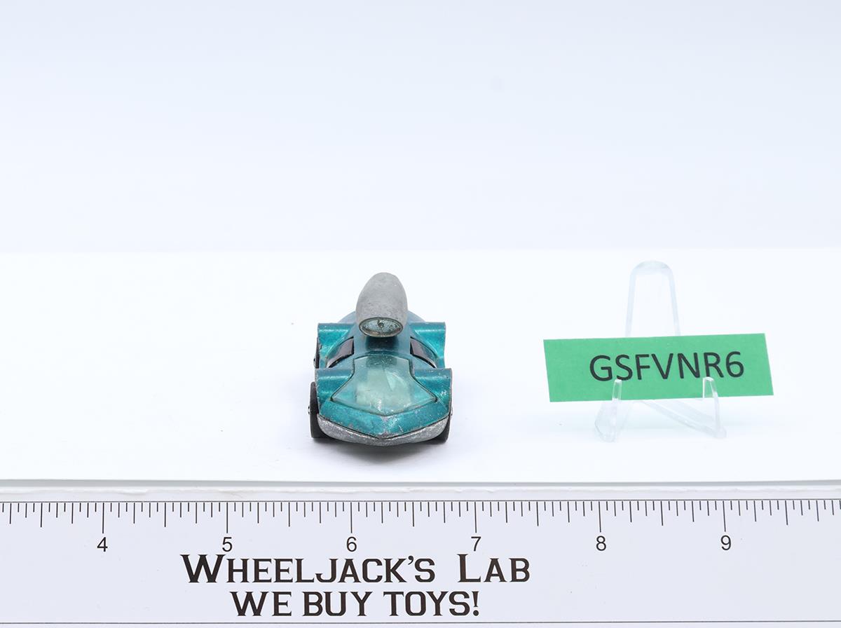 Rocket-Bye-Baby Aqua 1970 1971 Redline Hot Wheels Mattel Vintage RL Hong Kong