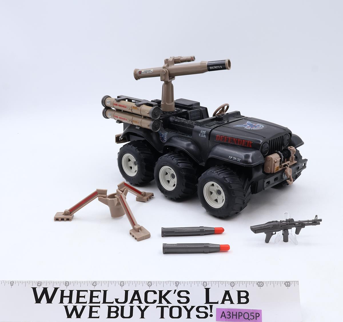 Defender 6x6 Jeep Assault Vehicle Complete Rambo 1985 Coleco Vintage Vehicle