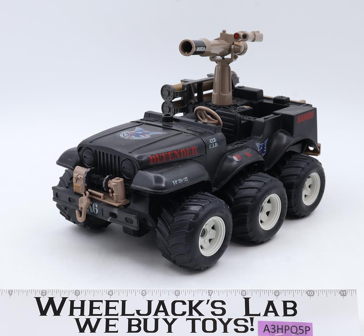 Defender 6x6 Jeep Assault Vehicle Complete Rambo 1985 Coleco Vintage Vehicle