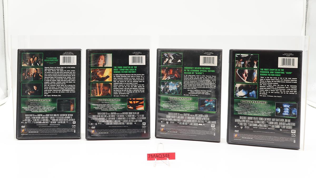 The Alien Legacy 20th Anniversary Edition DVD Disc Set 1999 20th ...