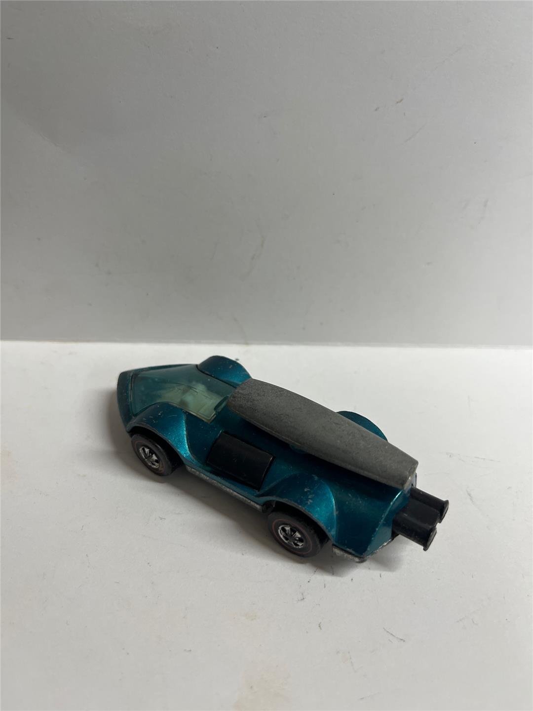 Rocket-Bye-Baby Aqua 1970 1971 Redline Hot Wheels Mattel Vintage RL Hong Kong