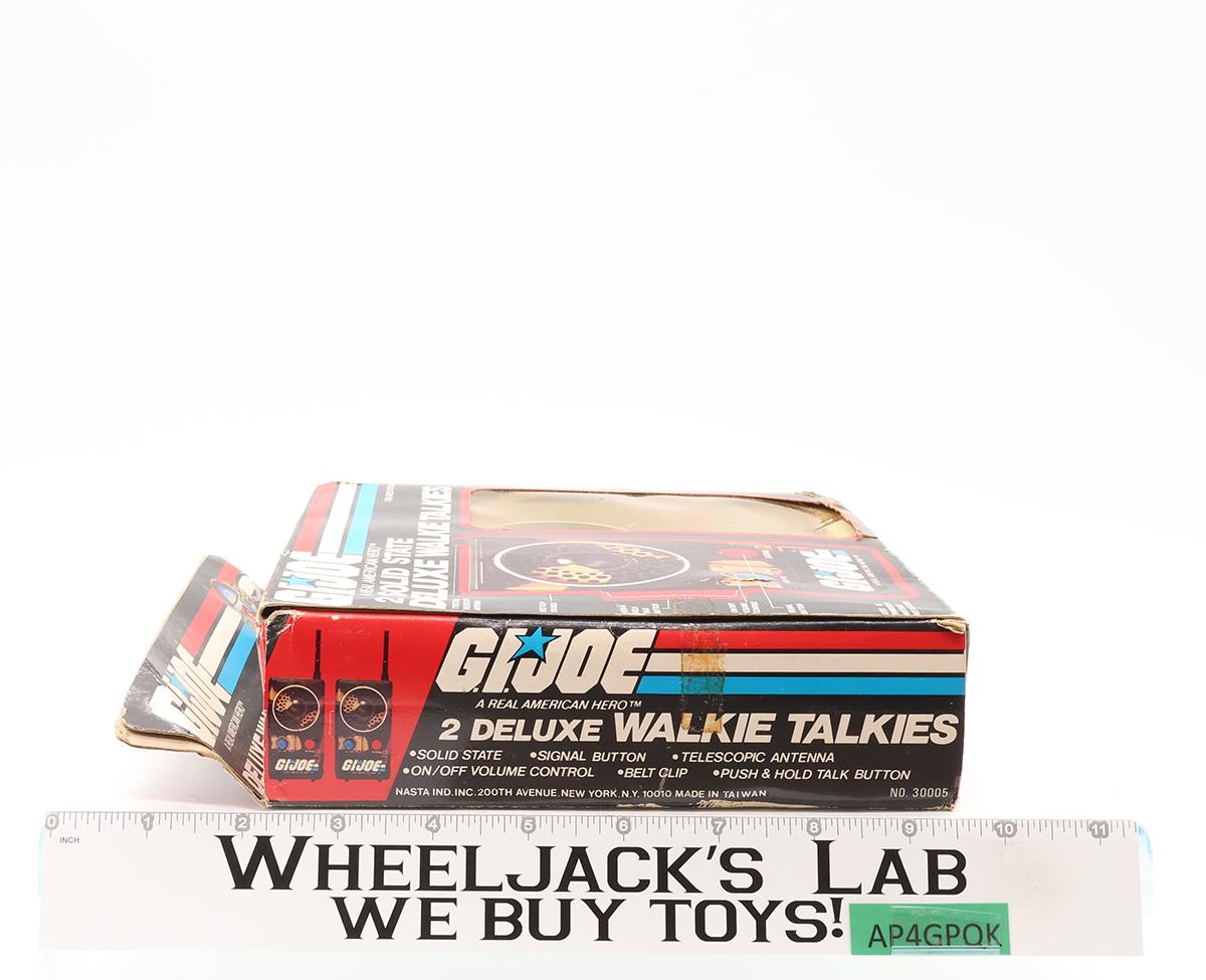 Solid State Deluxe Walkie Talkies WORKS G.I Joe 1985 Vintage Accessory
