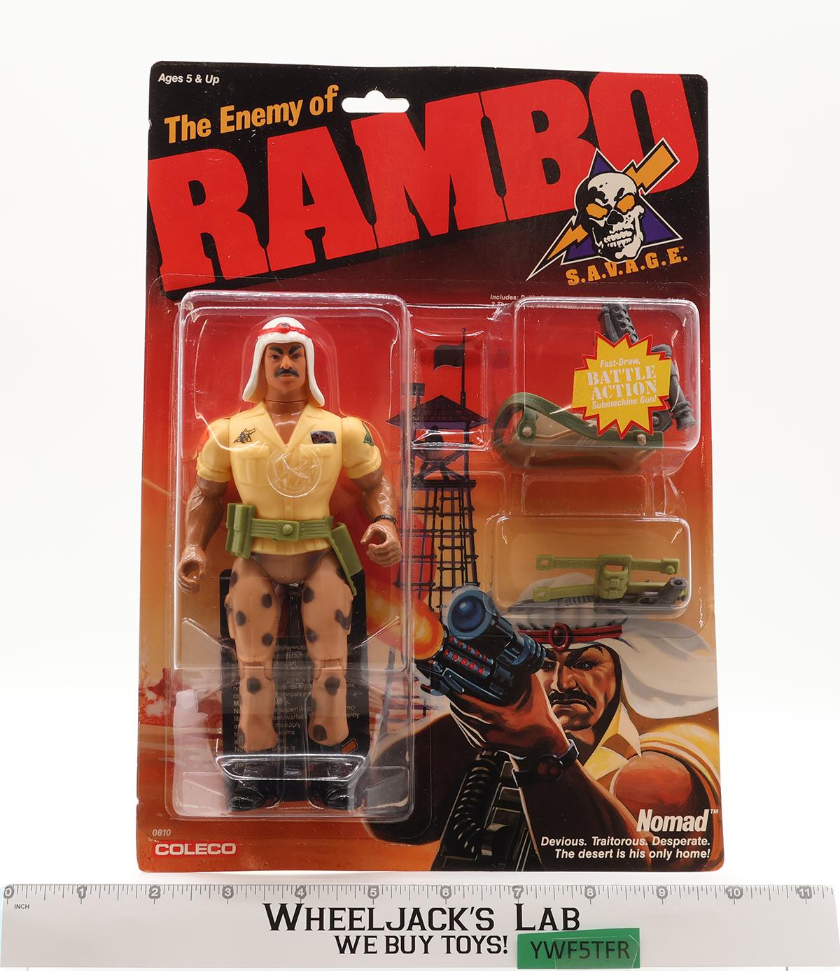 Nomad Rambo Force of Freedom 1985 Coleco Vintage Action Figure NEW SEALED