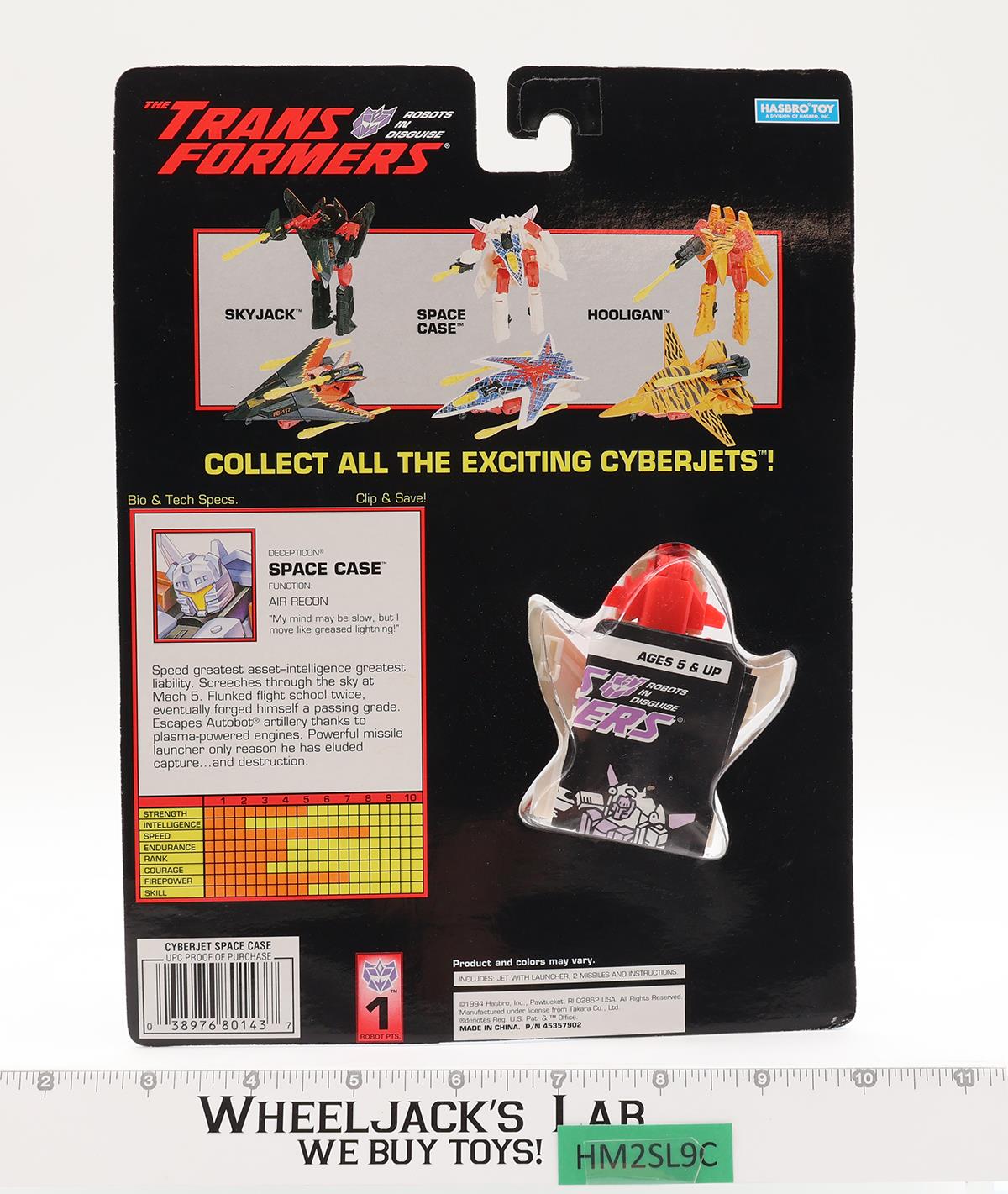 Space Case Decepticon Cyberjet G2 Transformers 1994 Hasbro Figure MOSC SEALED