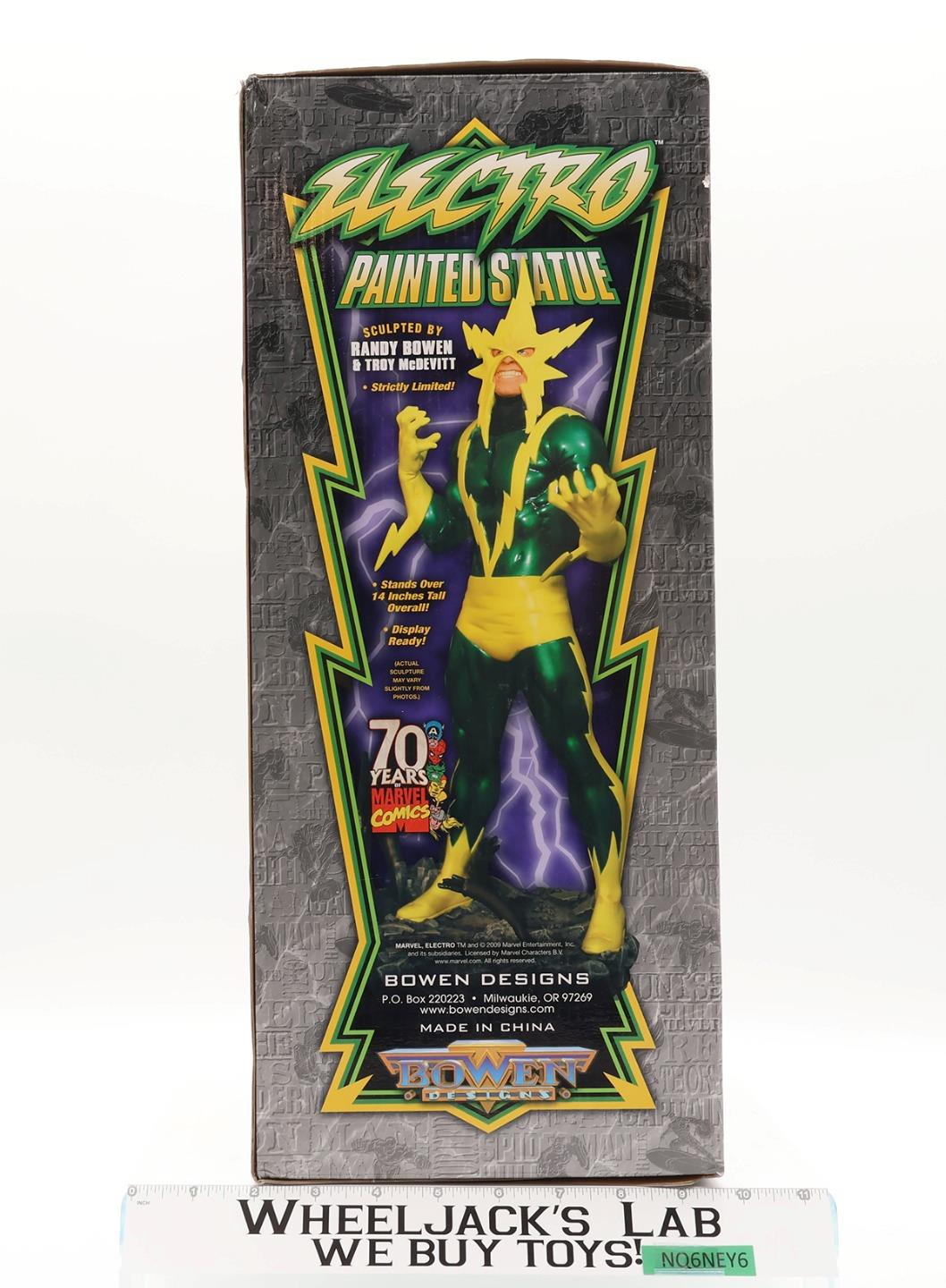 Electro Marvel Comics 14" Statue 2009 Bowen Designs 0846/1000 NEW SEALED