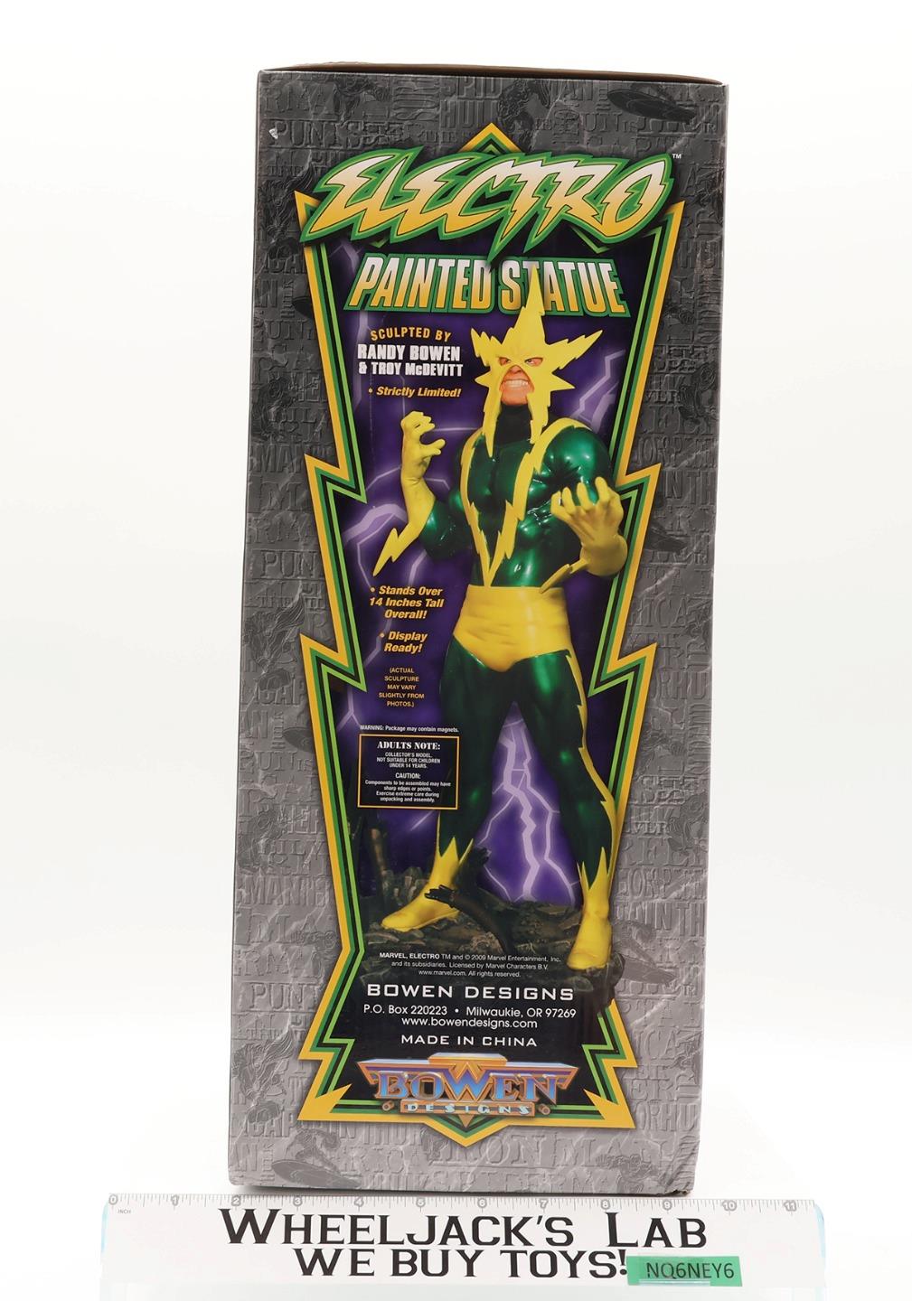 Electro Marvel Comics 14" Statue 2009 Bowen Designs 0846/1000 NEW SEALED