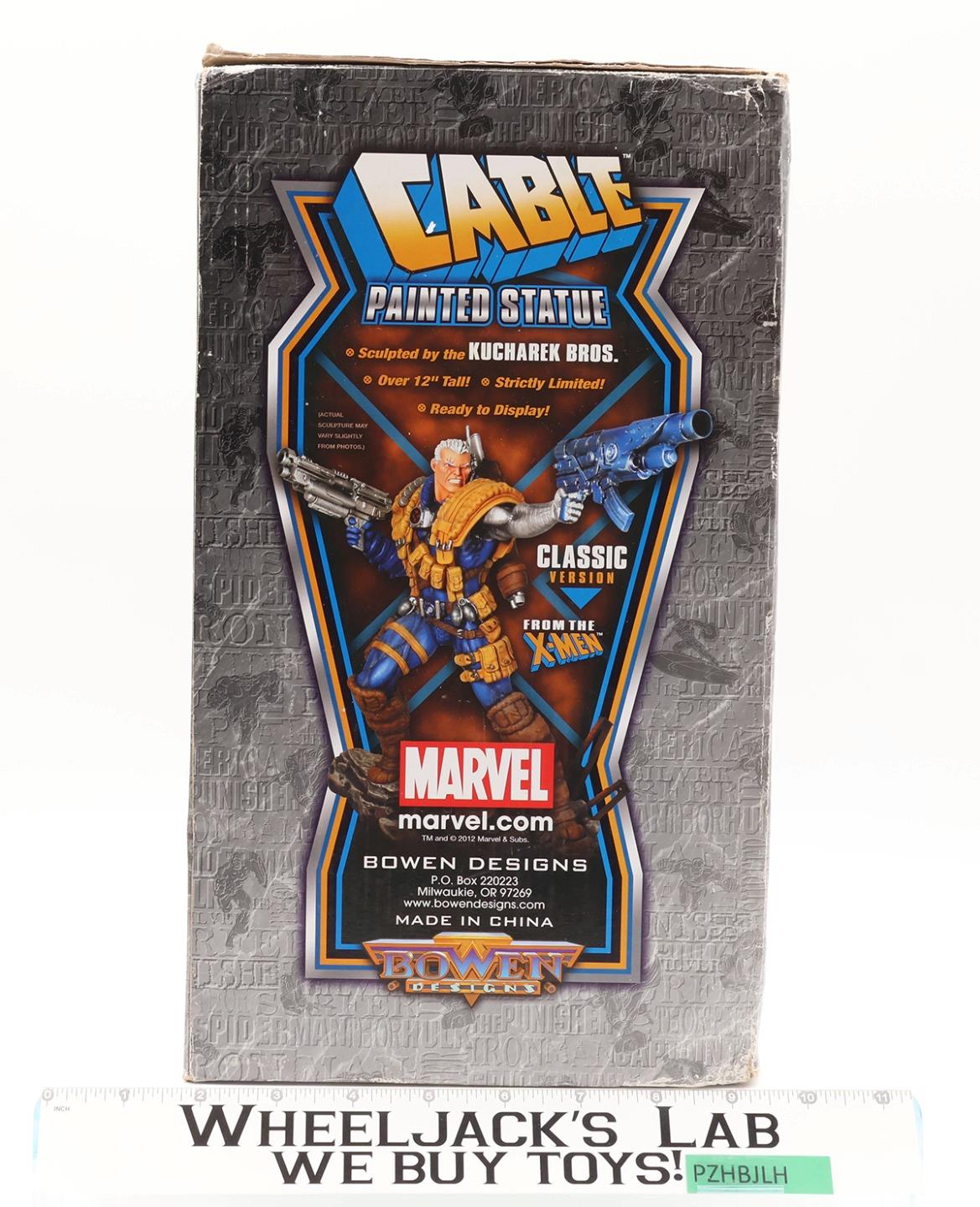 Cable Marvel Comics 12" Statue 2012 Bowen Designs 536/700