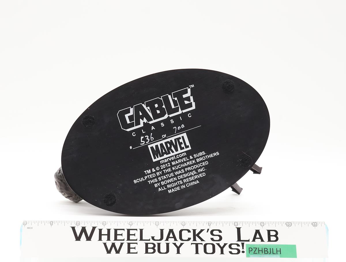 Cable Marvel Comics 12" Statue 2012 Bowen Designs 536/700