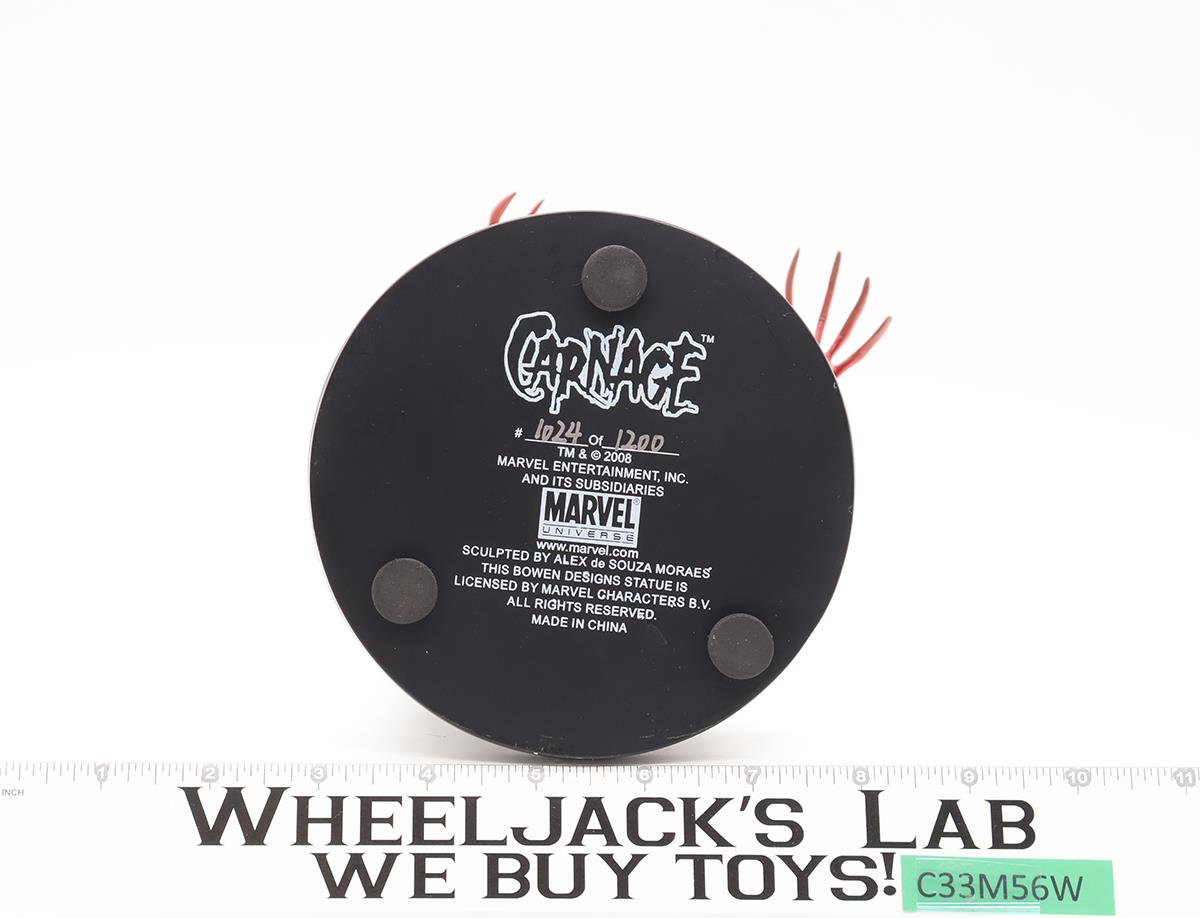 Carnage Marvel Comics 12.5" Statue 2008 Bowen Designs 1024/1200