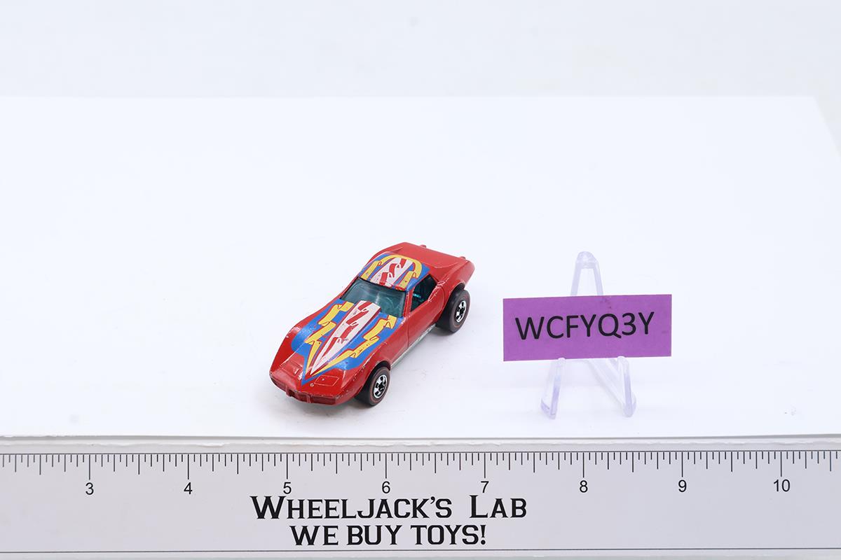 Corvette Stingray RED Hot Wheels Mattel Redlines 1975 1976 Vintage RL