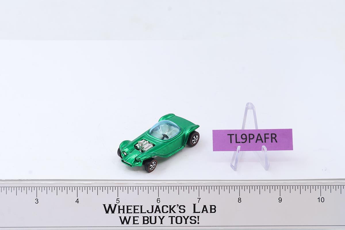 Beatnik Bandit Green w/ White Int 1967 1968 Hot Wheels Mattel Vintage Redline RL