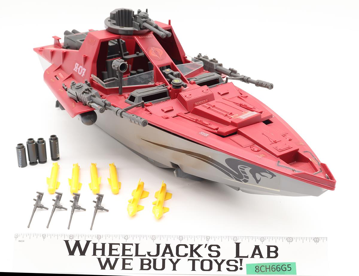 Cobra Moray Hydrofoil G.I. Joe 1985 Hasbro Vintage Action Figure Vehicle