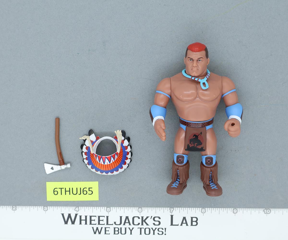 Tatanka 93' WWE WWF Grapplers & Gimmicks Hasttel Retro Action Figure