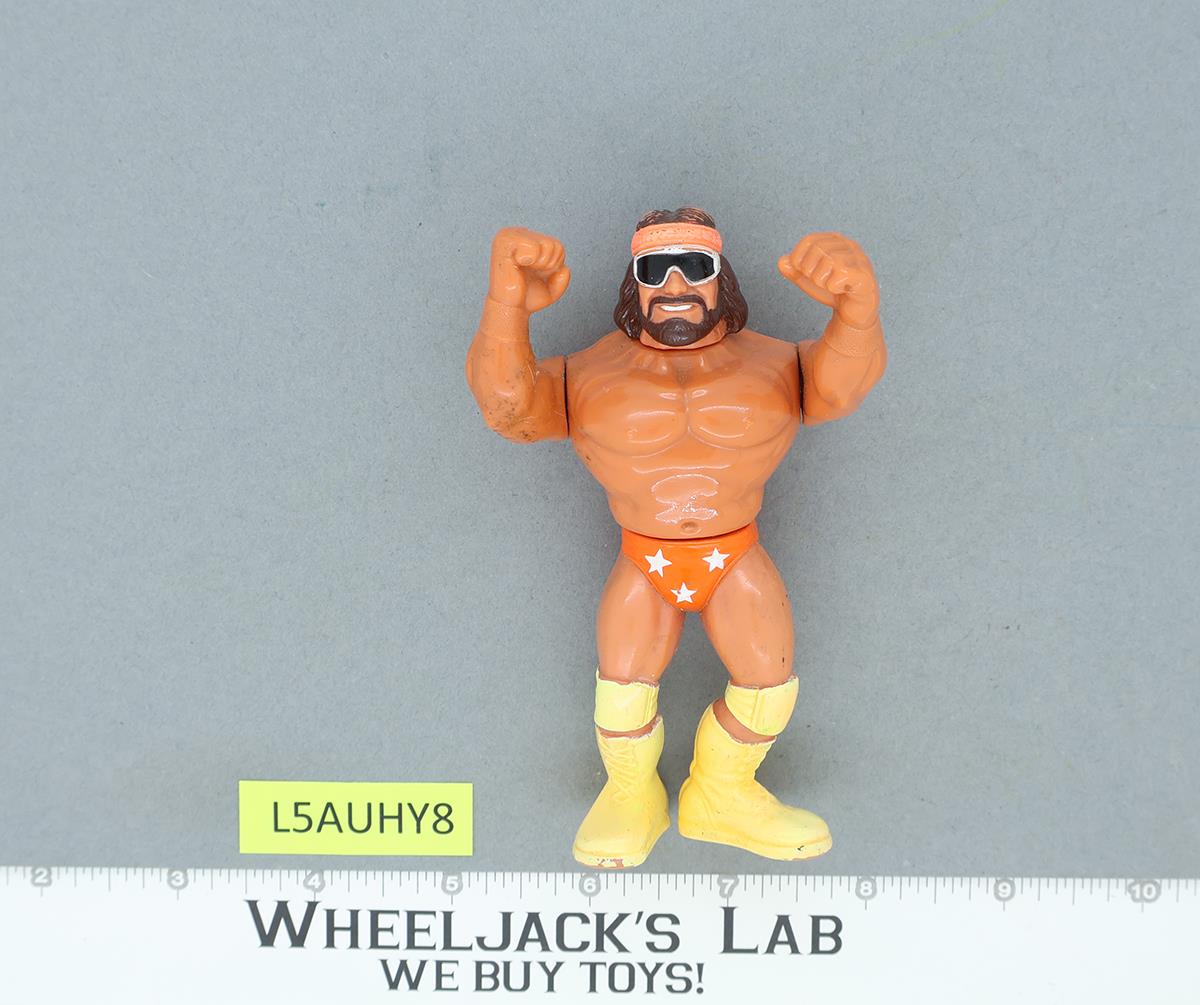 Macho Man 100% Complete WWE WWF Wrestling 1990 Hasbro Vintage Action Figure