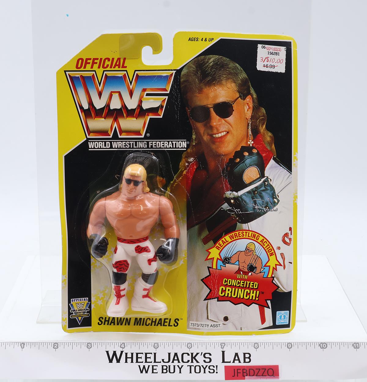 Shawn Michaels WHITE TIGHTS WWE WWF Wrestling 1993 Hasbro Vintage MOSC