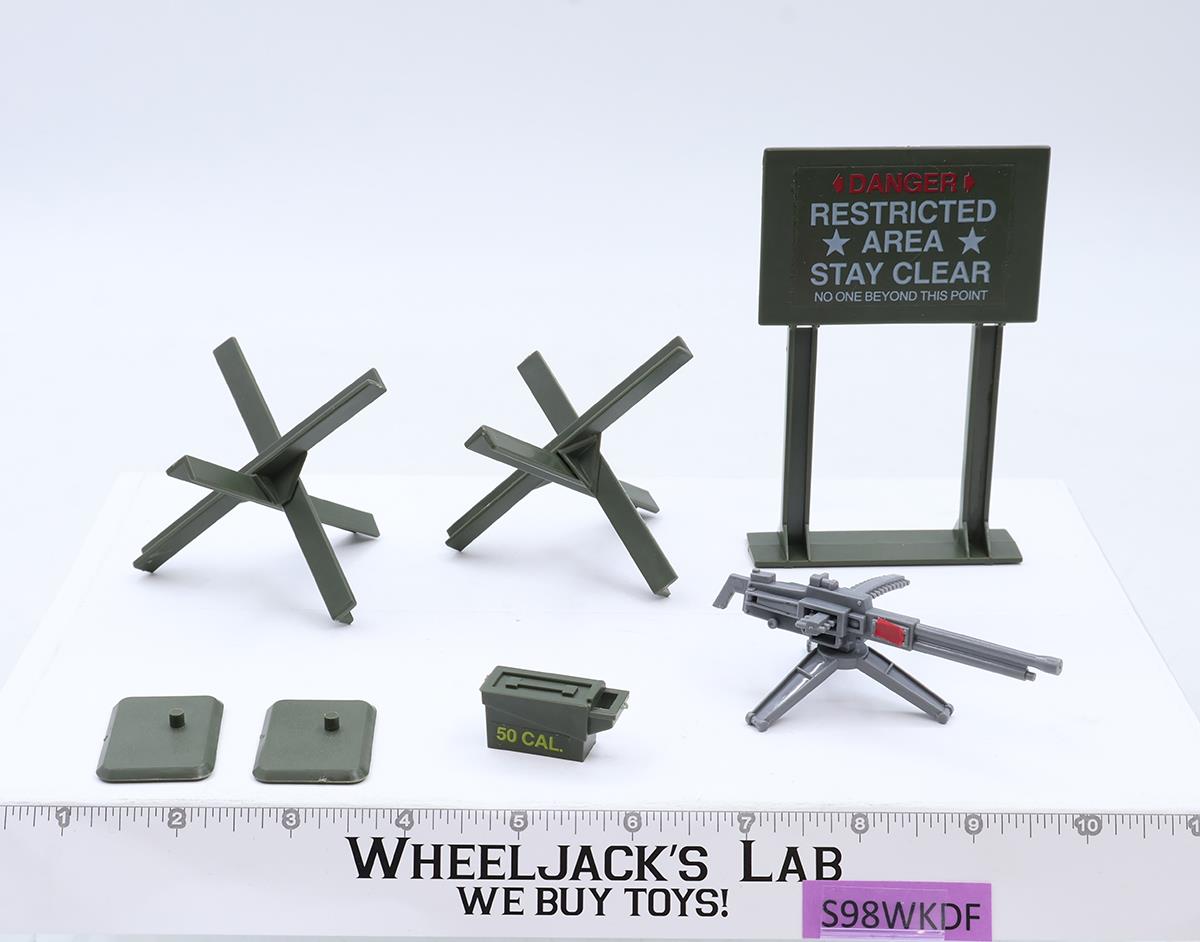 Machine Gun Defense Unit 100% Complete GI Joe 1984 Hasbro Action Figure Playset