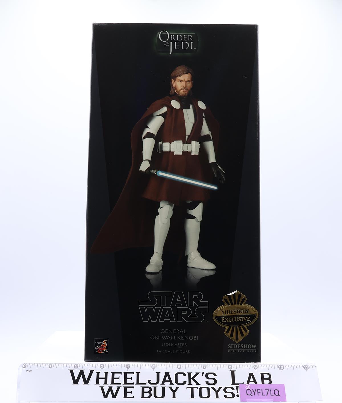 General Obi-Wan Kenobi 1:6 Figure Star Wars 2008 Sideshow Collectibles NEW MIB