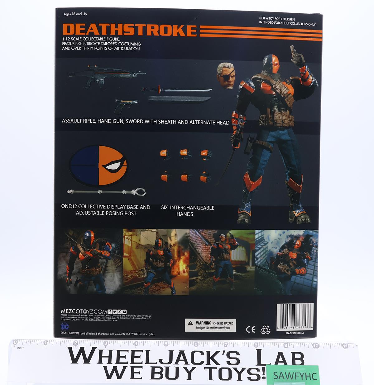 Deathstroke DC Comics Mezco One:12 6" Action Figure NEW MIB