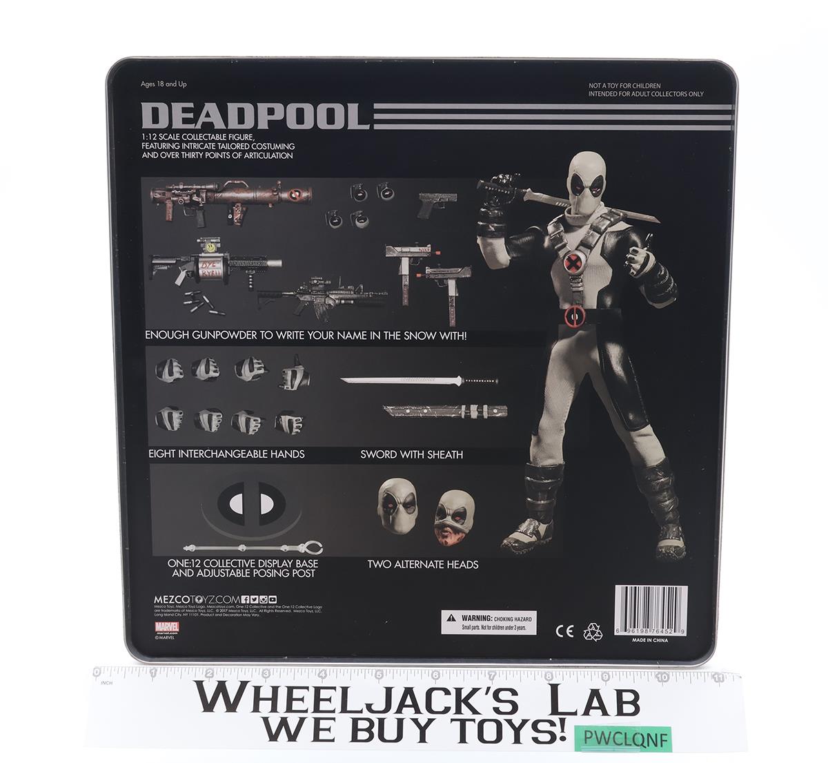 Deadpool PX Exclusive Marvel Comics 2017 Mezco One:12 6" Action Figure NEW MIB