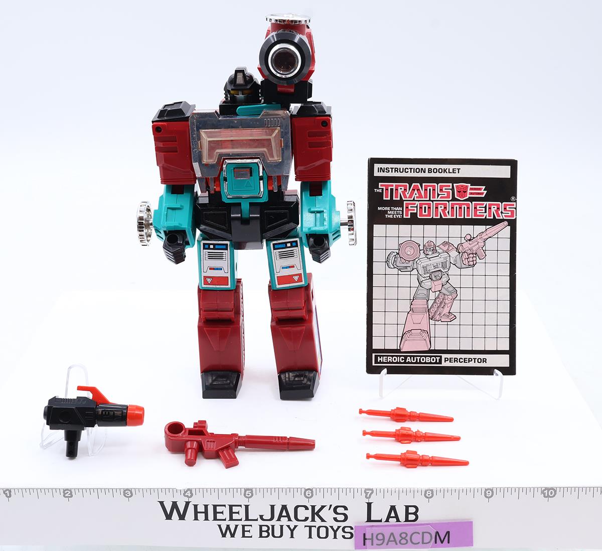 Perceptor 100% Complete 1984 Vintage G1 Transformers Microscope Figure