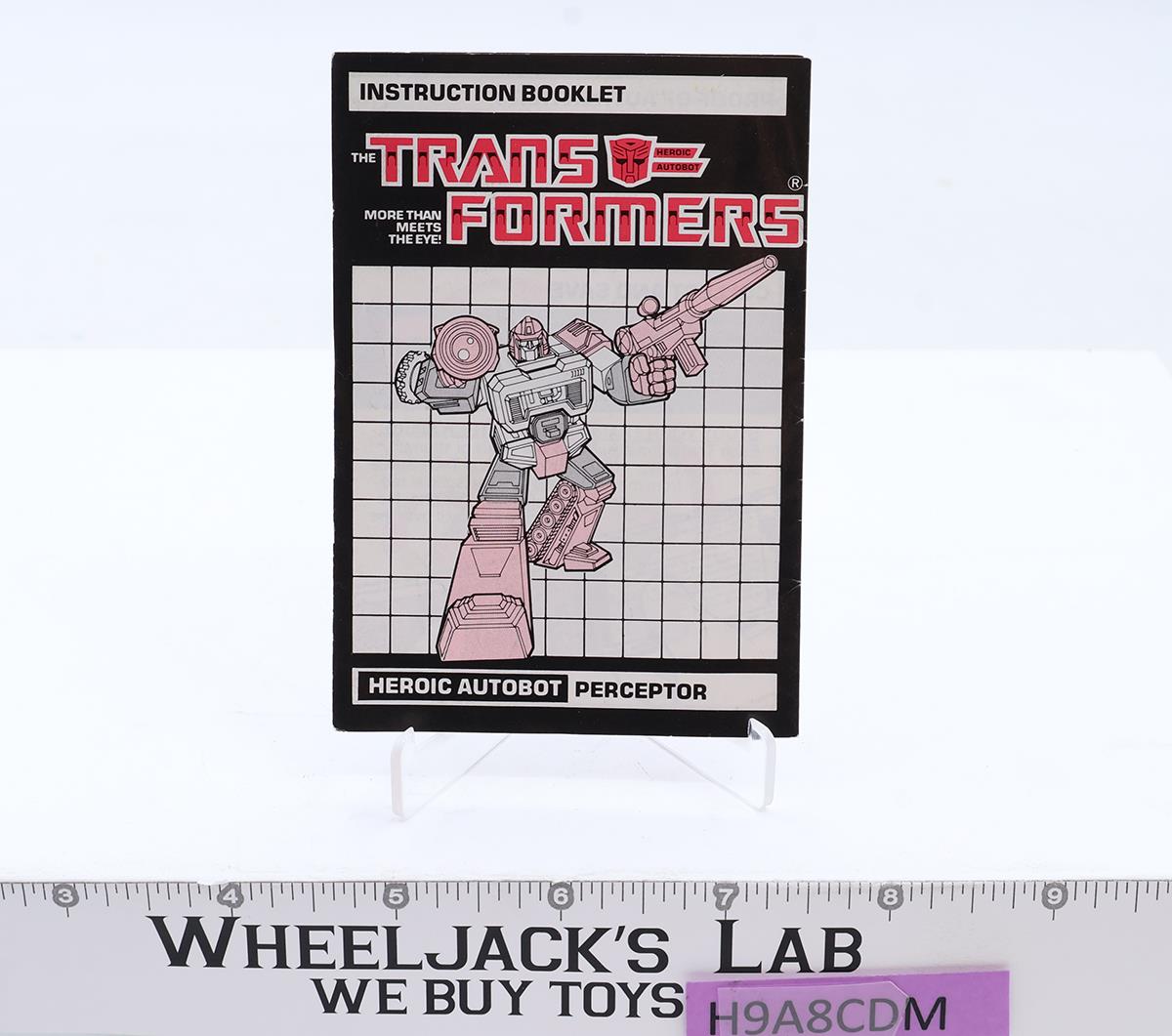 Perceptor 100% Complete 1984 Vintage G1 Transformers Microscope Figure