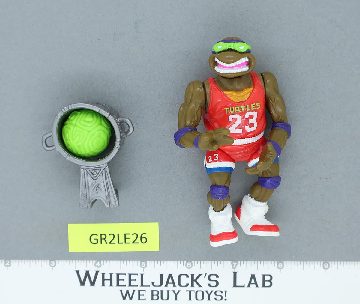 Slam Dunkin' Don 100% Complete Teenage Mutant Ninja Turtle 1991 Playmates Action