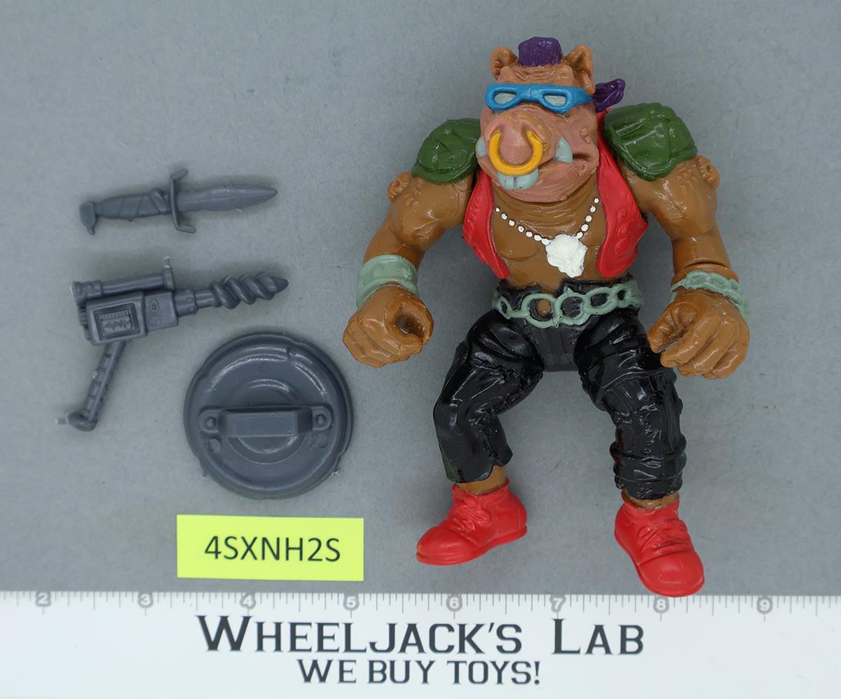 Bebop HARD HEAD 100% Complete Teenage Mutant Ninja Turtles TMNT 1988 Playmates