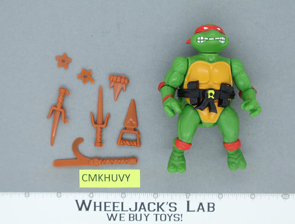 Raphael HARD HEAD 100% Complete Teenage Mutant Ninja Turtle 1988 Playmates