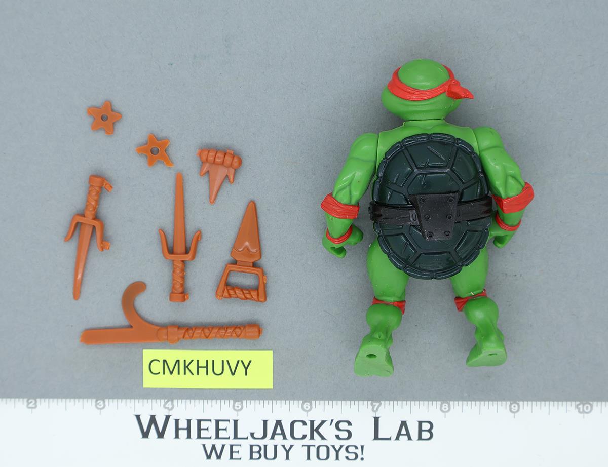Raphael HARD HEAD 100% Complete Teenage Mutant Ninja Turtle 1988 Playmates