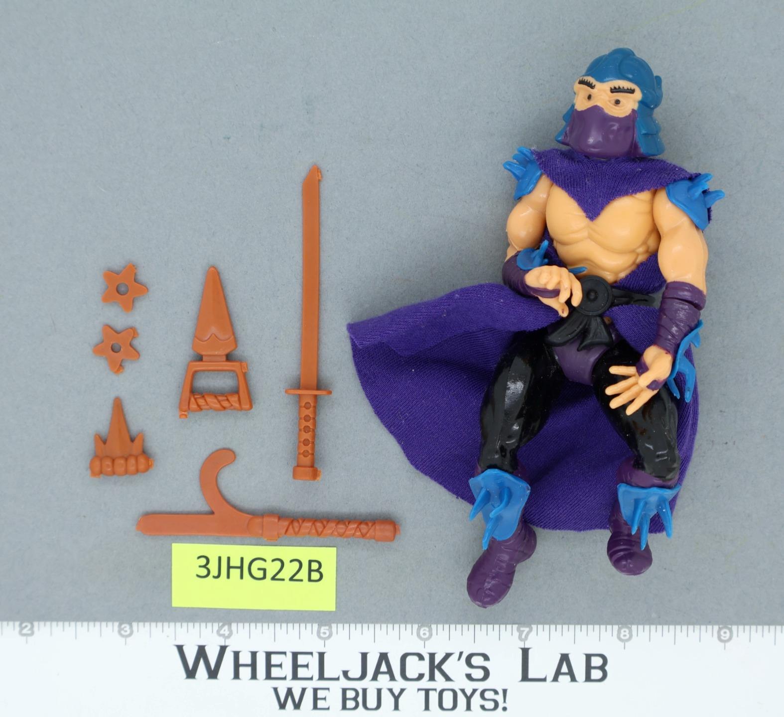 Shredder HARD HEAD 100% Complete Teenage Mutant Ninja Turtle 1988 Playmates