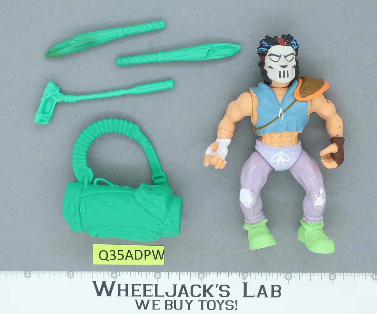 Casey Jones 100% Complete Teenage Mutant Ninja Turtles Playmates 1989 Vintage