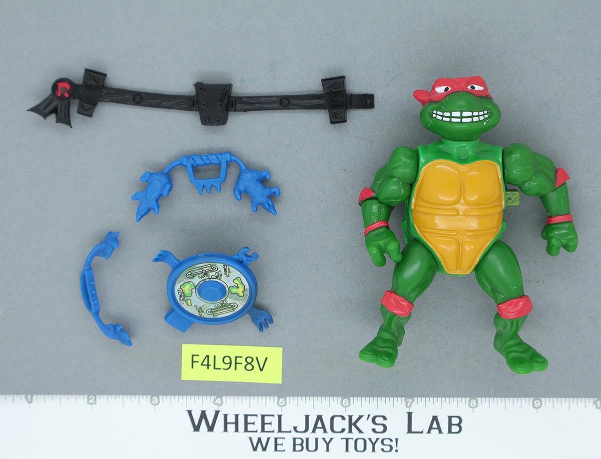 Breakfightin' Raphael 100% Complete TMNT 1989 Playmates Action Figure