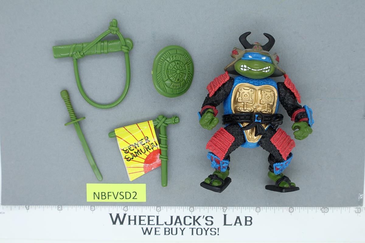 Sewer Samurai Leo 100% Complete Teenage Mutant Ninja Turtles TMNT Playmates 1990